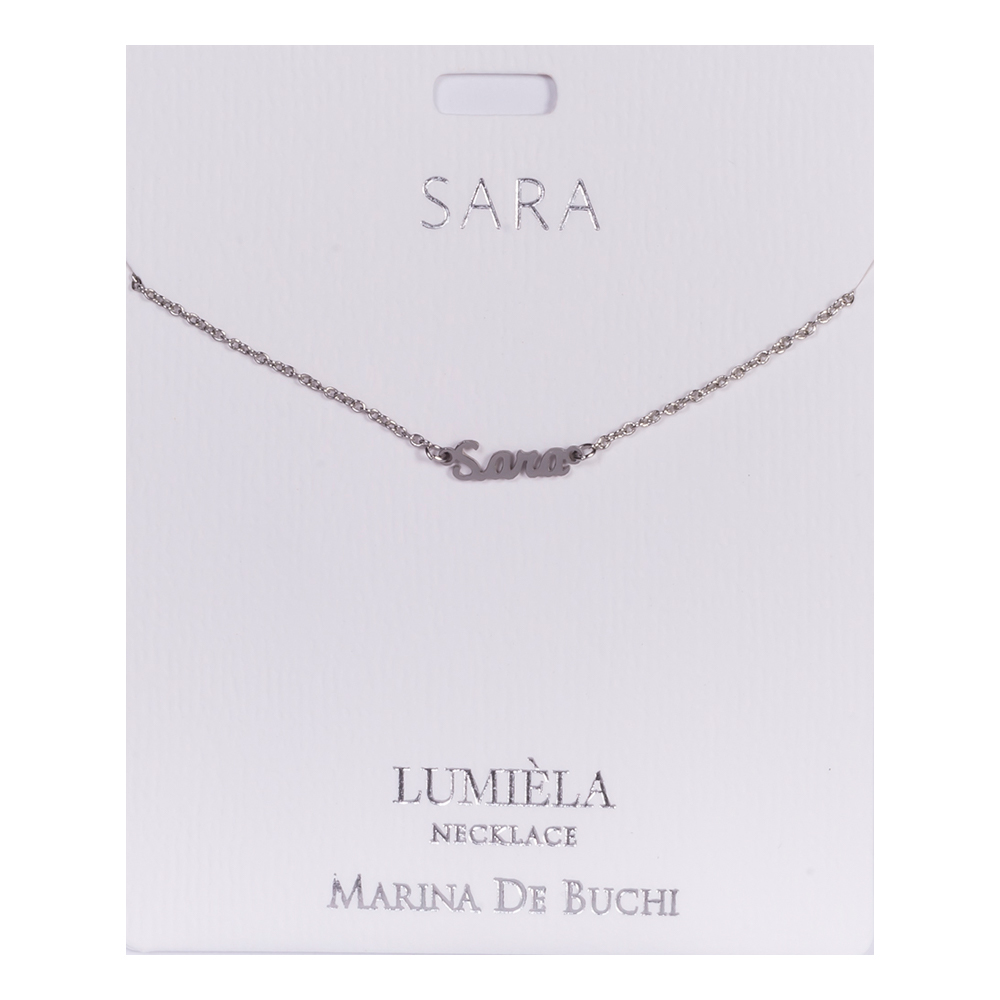 Namnhalsband Silver - Sara