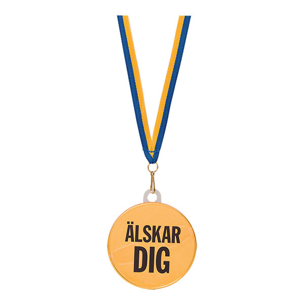 Chokladmedalj med Text - Älskar Dig