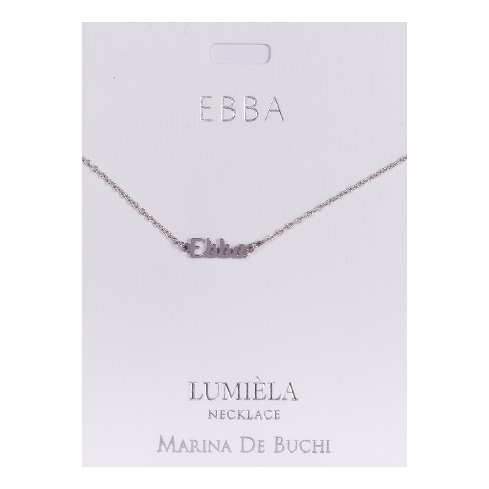 Namnhalsband Silver - Ebba