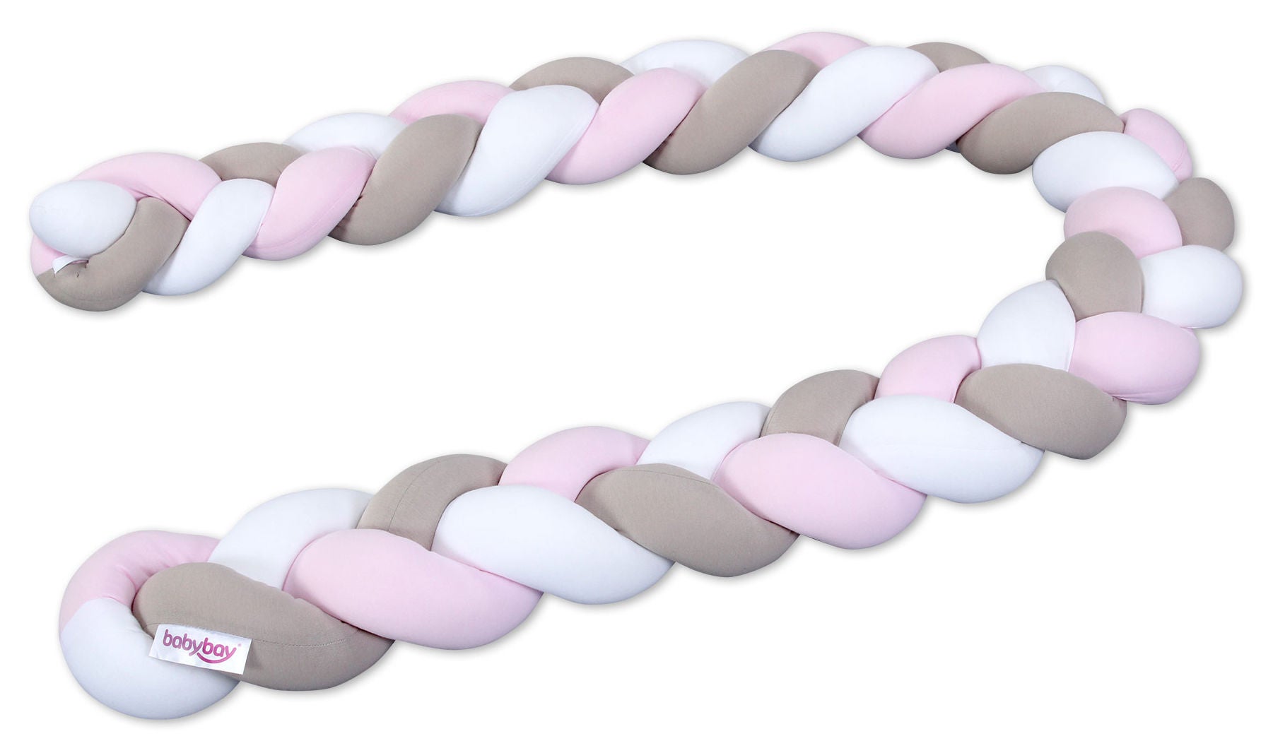 Babybay Babynest Orm, Vit/ Beige/Rose