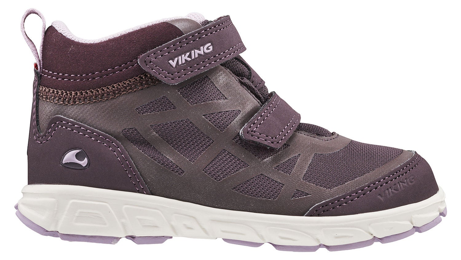 Viking Veme Mid GTX R Sneaker, Grape/Pink, 22