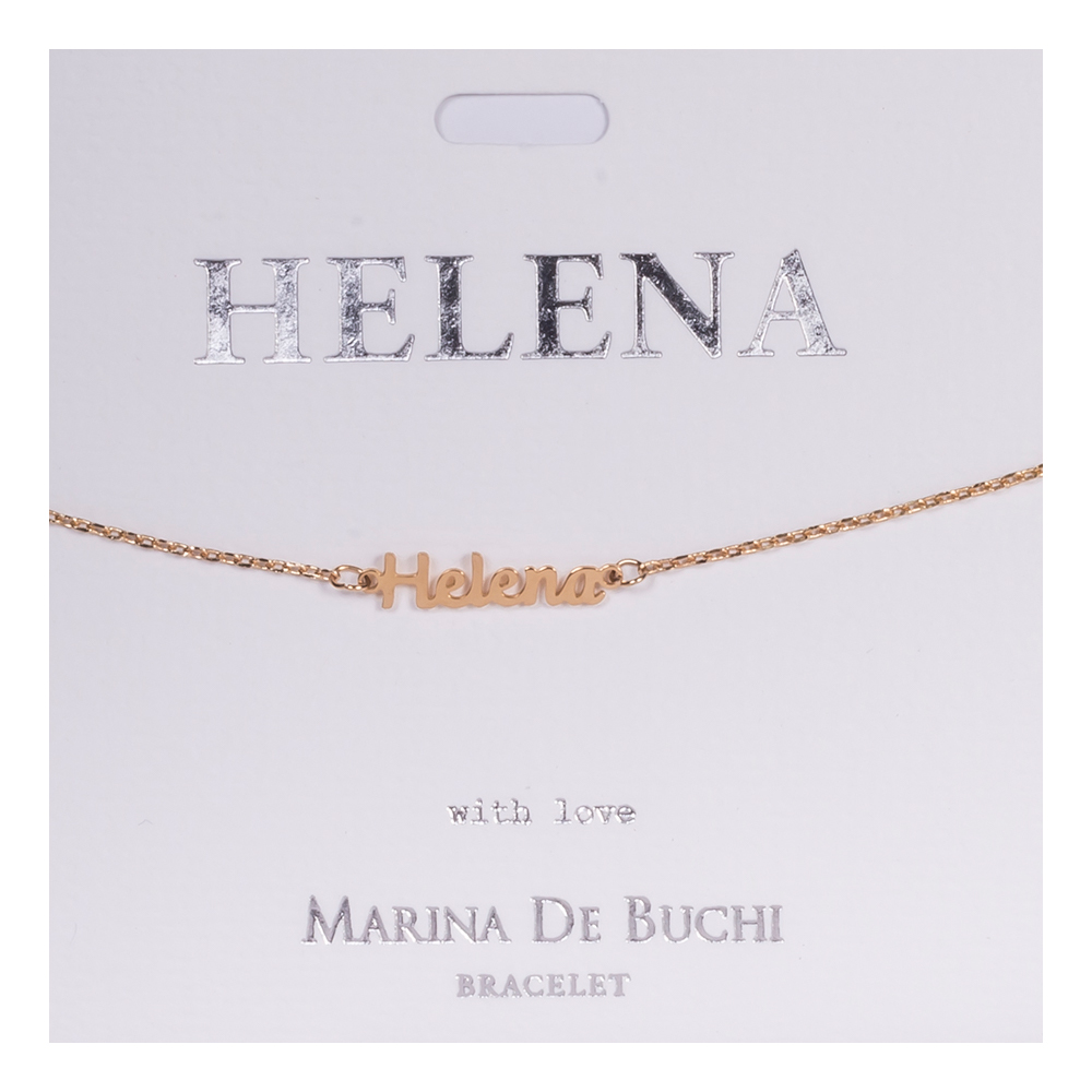 Namnarmband Guld - Helena