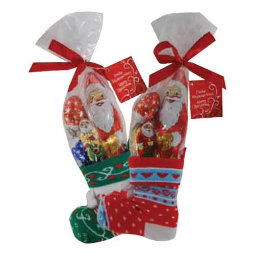 Julstrumpa med Chokladfigurer