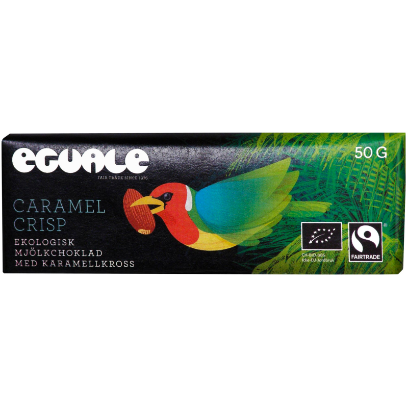 Mjölkchoklad "Caramel Crisp" 50g - 69% rabatt