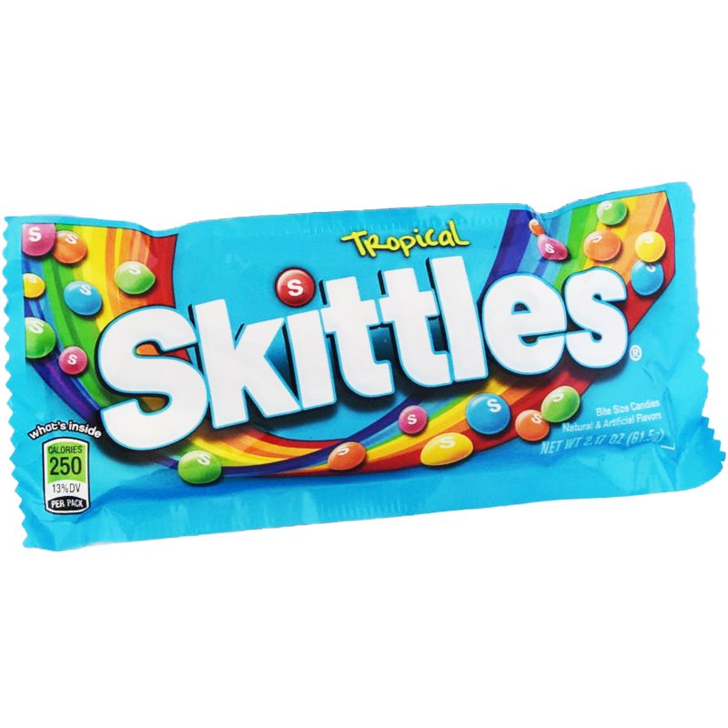 Skittles "Tropical" 61,5 g - 69% rabatt