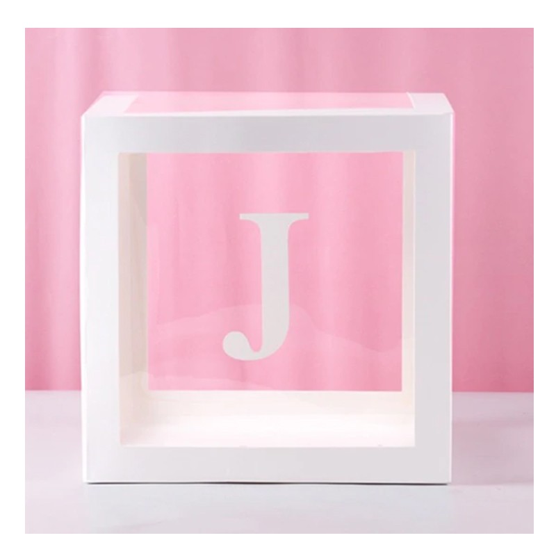 Ballongbox med Bokstav - Bokstav J