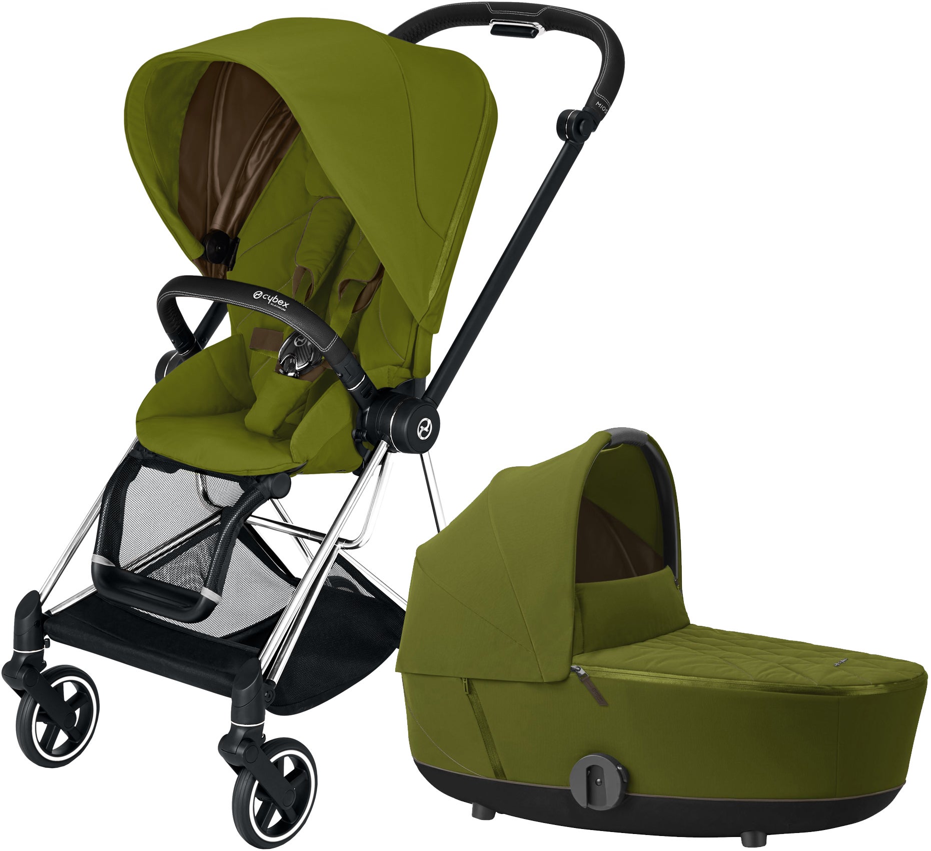 Cybex Mios Duovagn, Khaki Green/Chrome Black