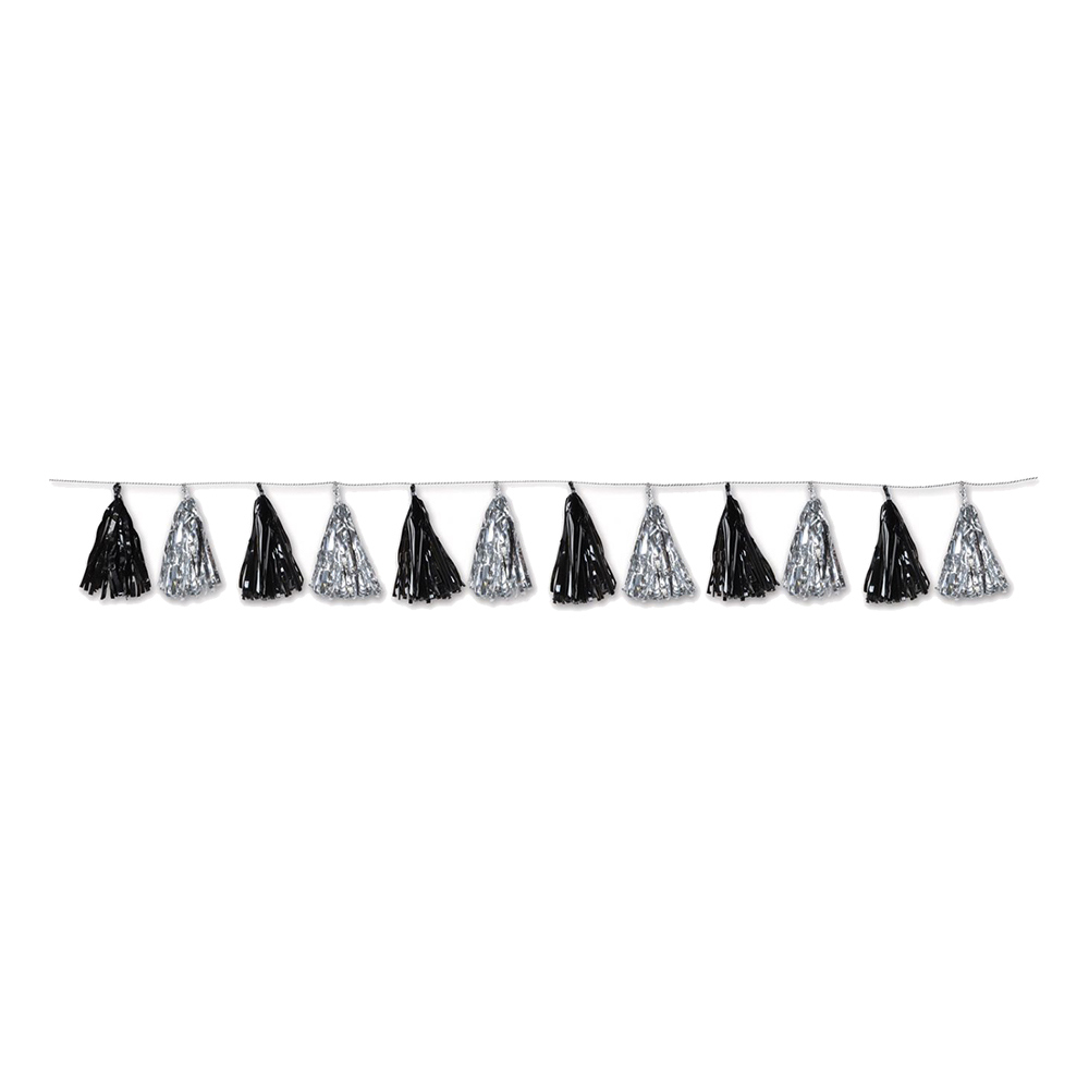 Girlang Tofsar Svart/Silver