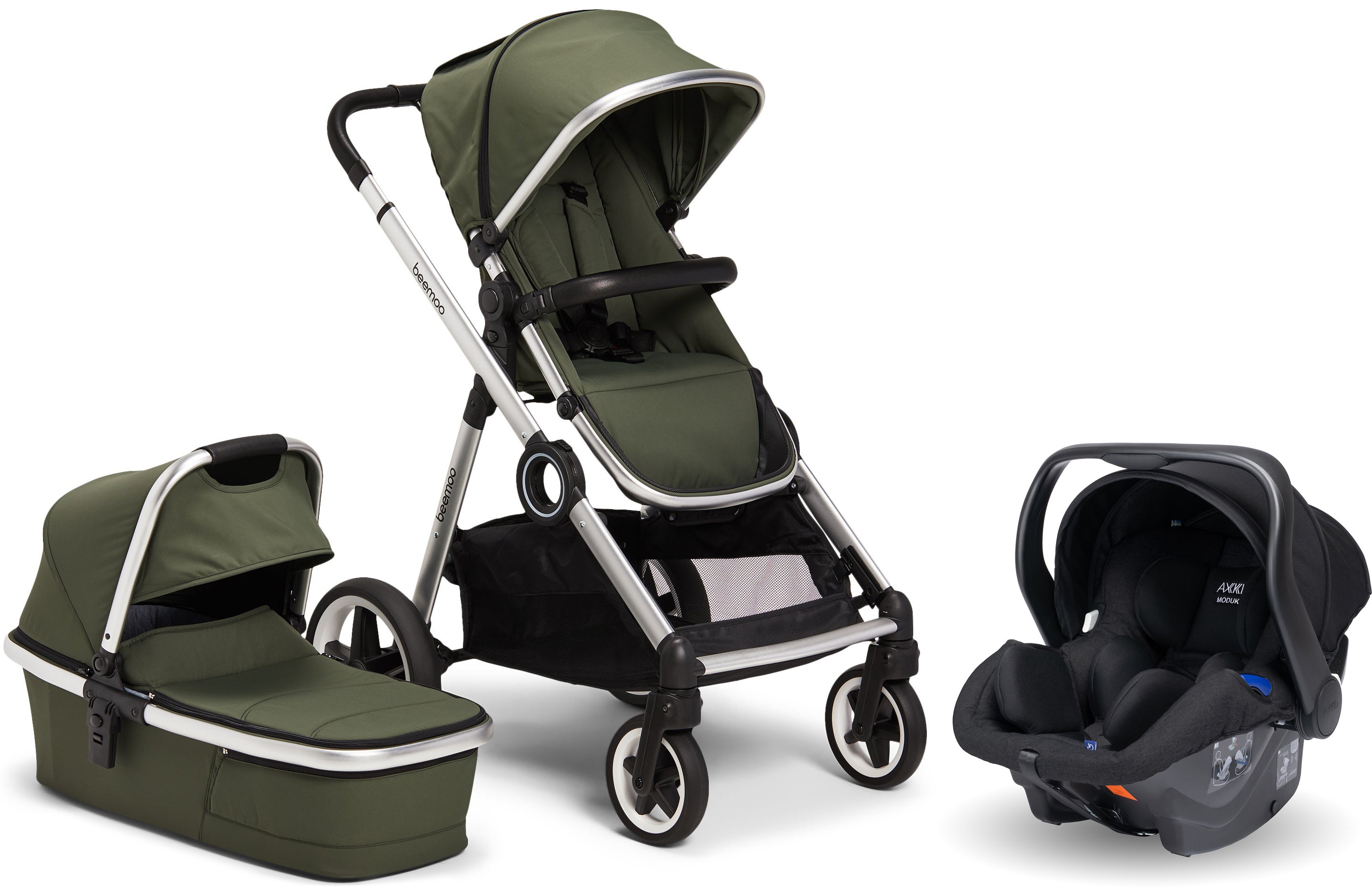 Beemoo Pro Multi Duovagn inkl. Axkid Modukid, Cilantro Green