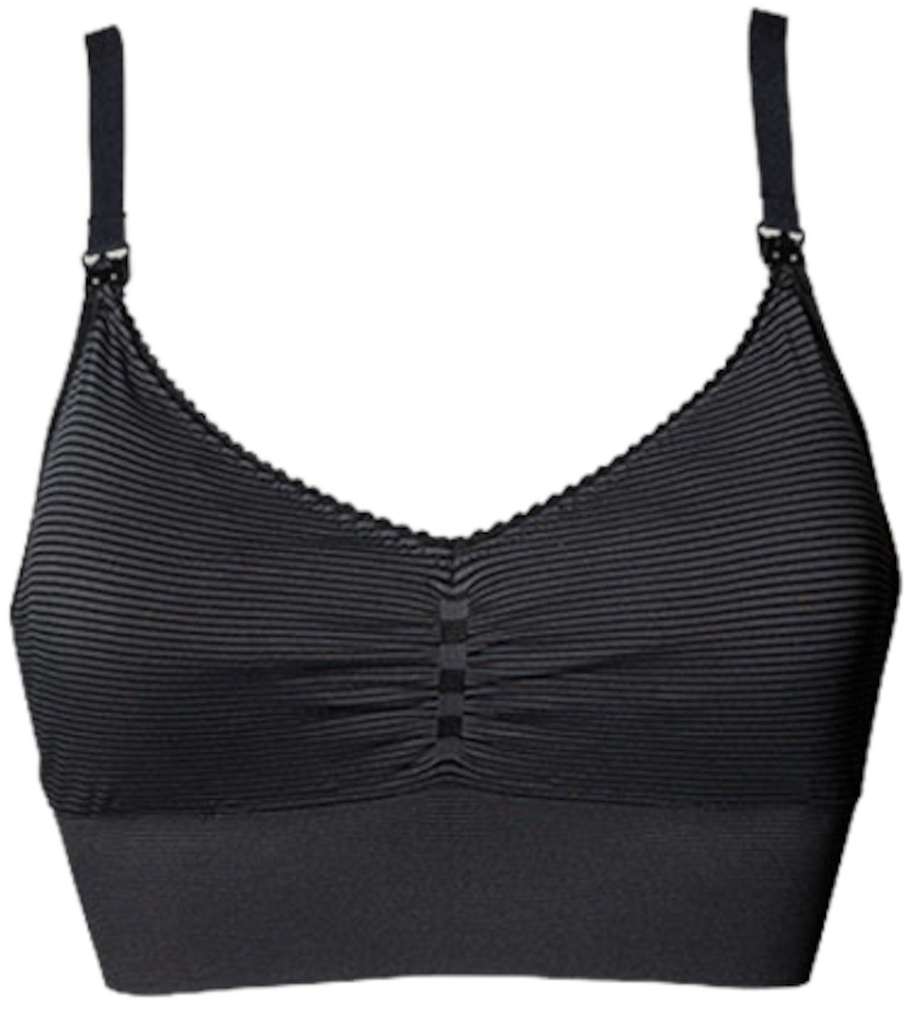 Boob Amnings-BH Fast Food Free, Black/Grey S