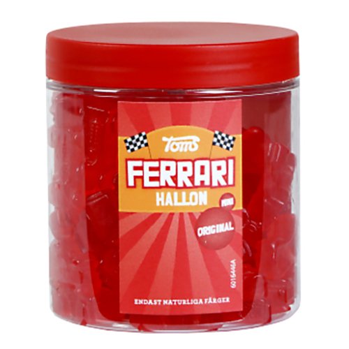 Toms Mini Ferrari Hallon i Burk