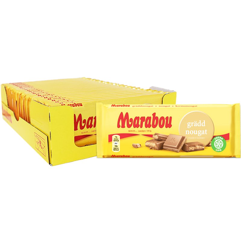 Hel Låda Chokladkakor Gräddnougat - 26% rabatt