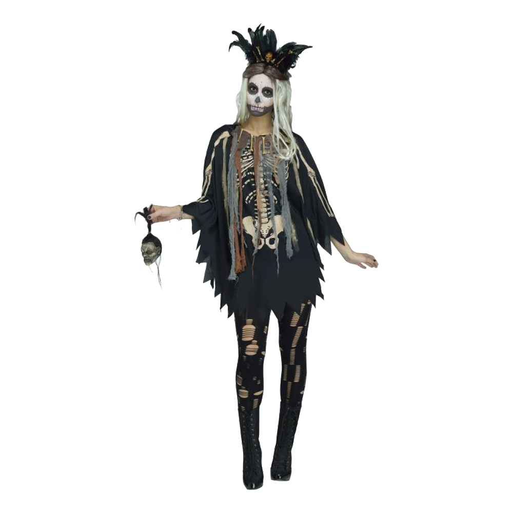 Poncho Voodoo Maskeraddräkt - One Size