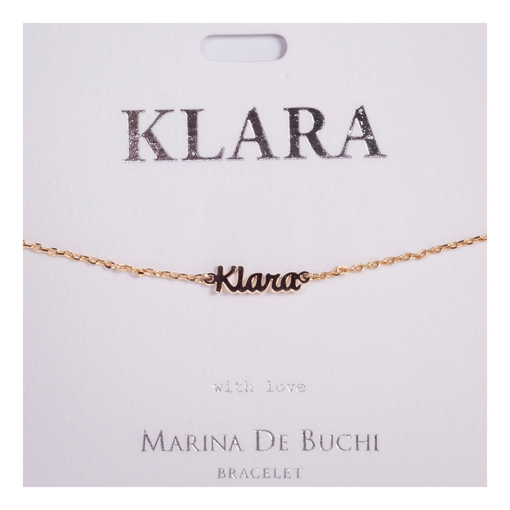 Namnarmband Guld - Klara