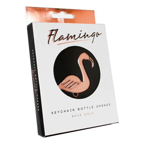 Flamingo Flasköppnare på Nyckelring