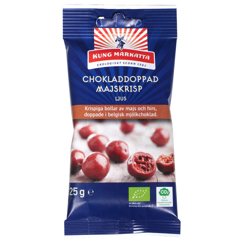 Eko Chokladdoppad Majskrisp 25g - 44% rabatt