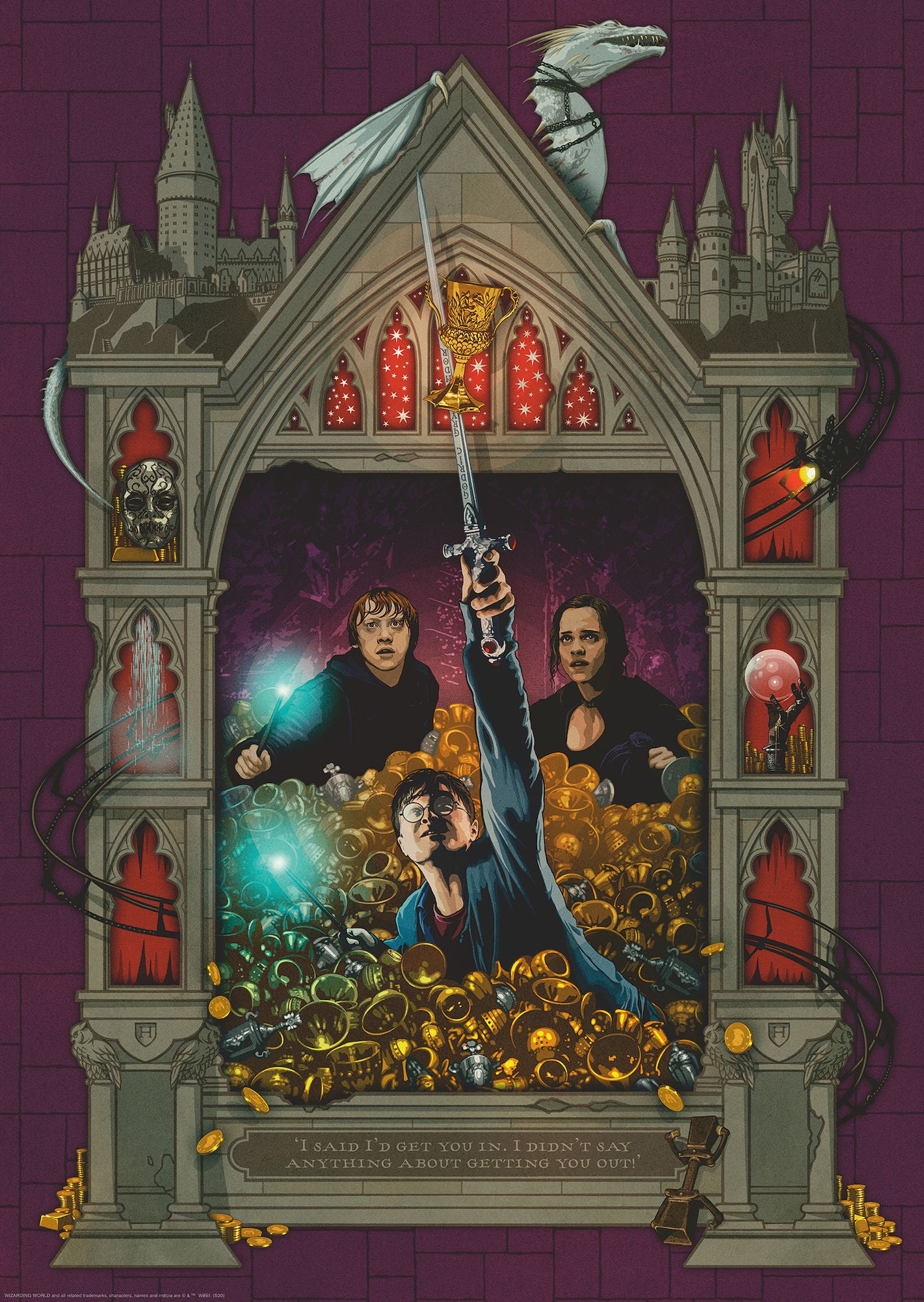 Ravensburger Pussel Harry Potter Dödsrelikerna Del 2 1000 Bitar