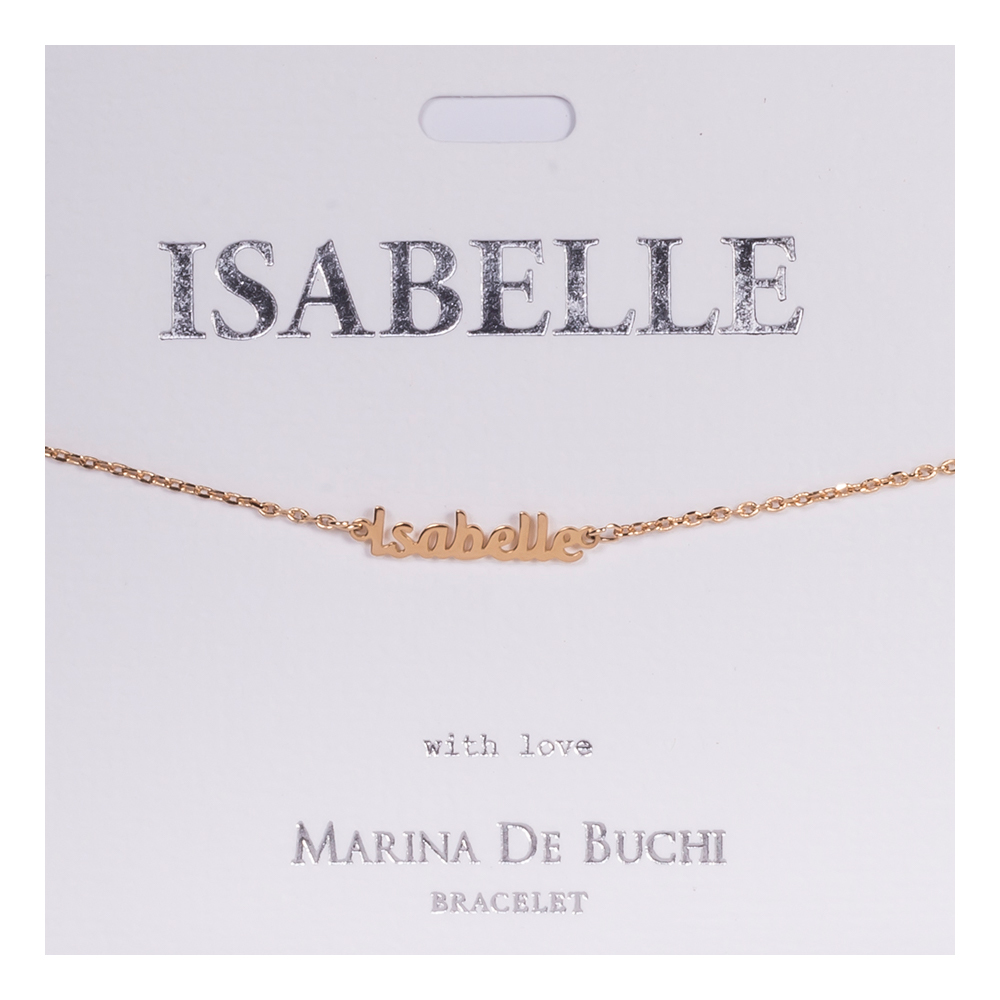 Namnarmband Guld - Isabelle