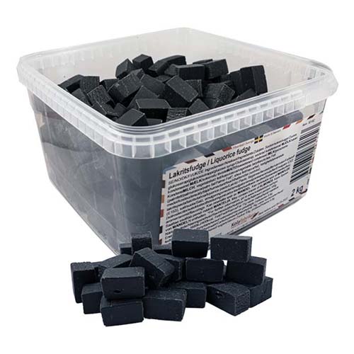 Lakritsfudge Lösvikt i Burk - 2 kg