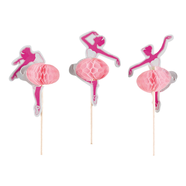 Partypicks Ballerina Honeycomb - 10-pack