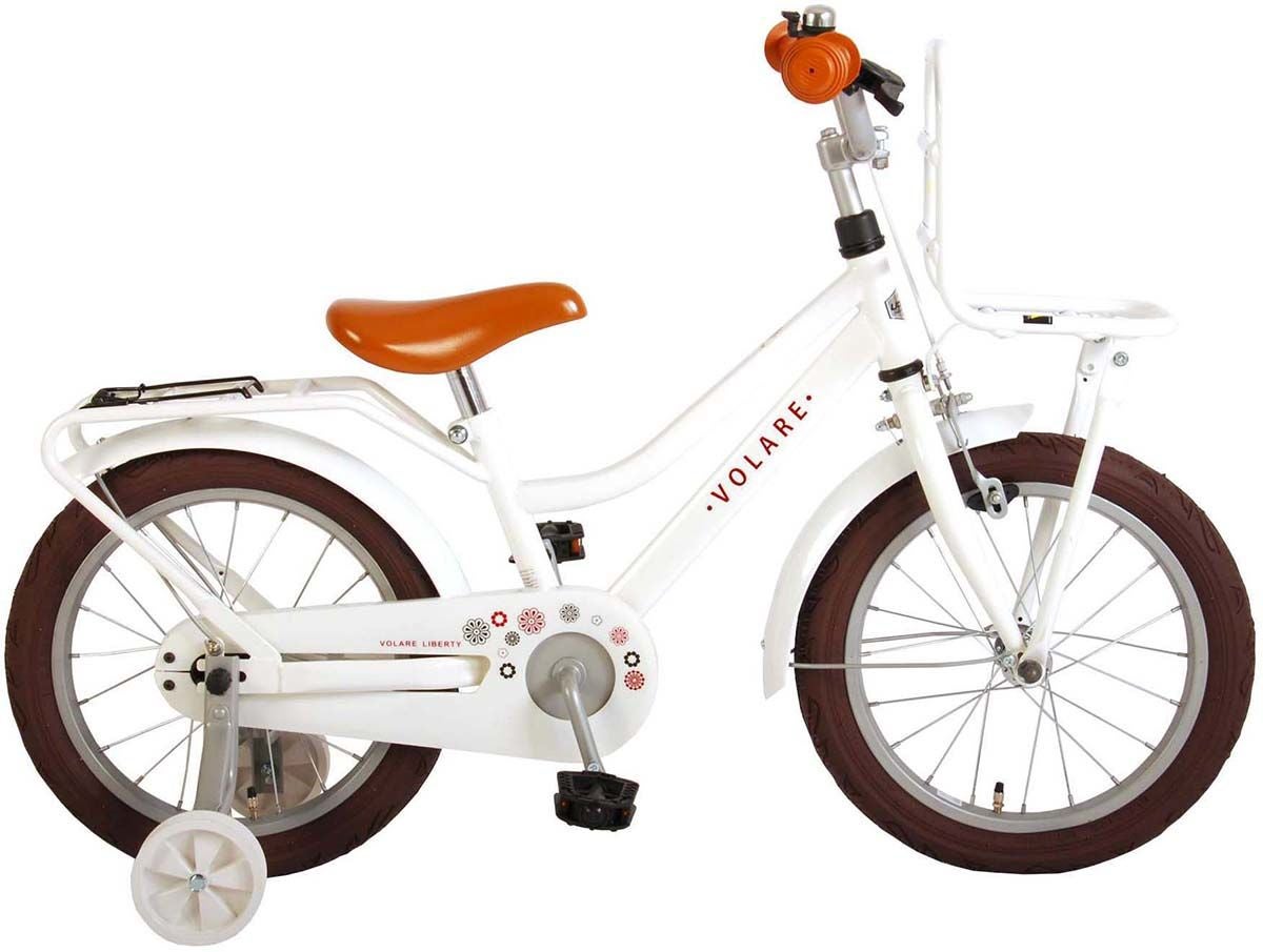 Volare Liberty Barncykel 16 Tum, Vit
