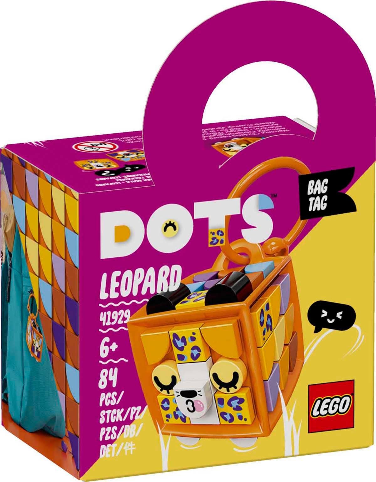 LEGO DOTS 41929 Bagagetagg - Leopard