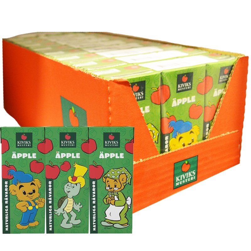 Hel Låda Dryck Bamse Äpple 27 x 20cl - 59% rabatt