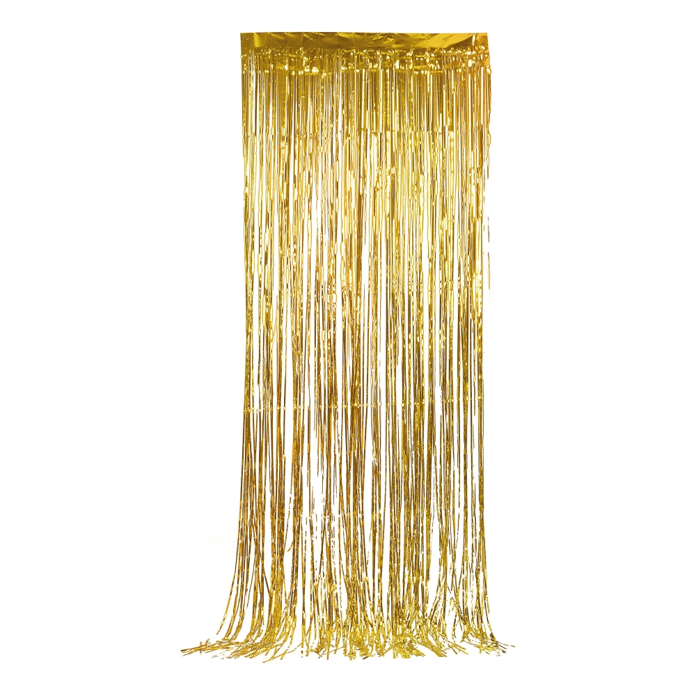 Glitterdraperi - Guld