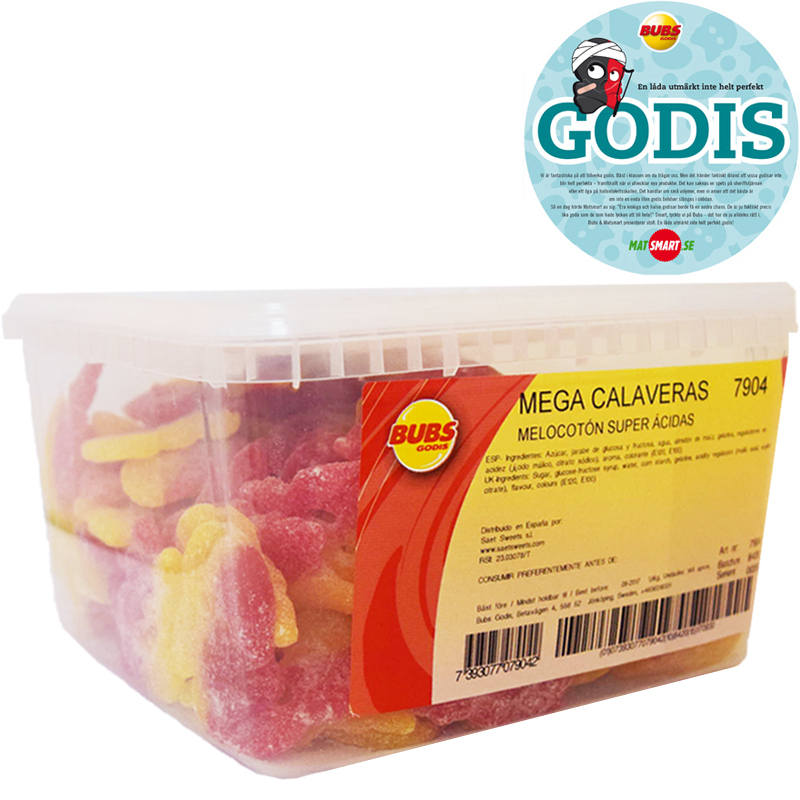Hel Låda Surskallar 1,6kg - 71% rabatt