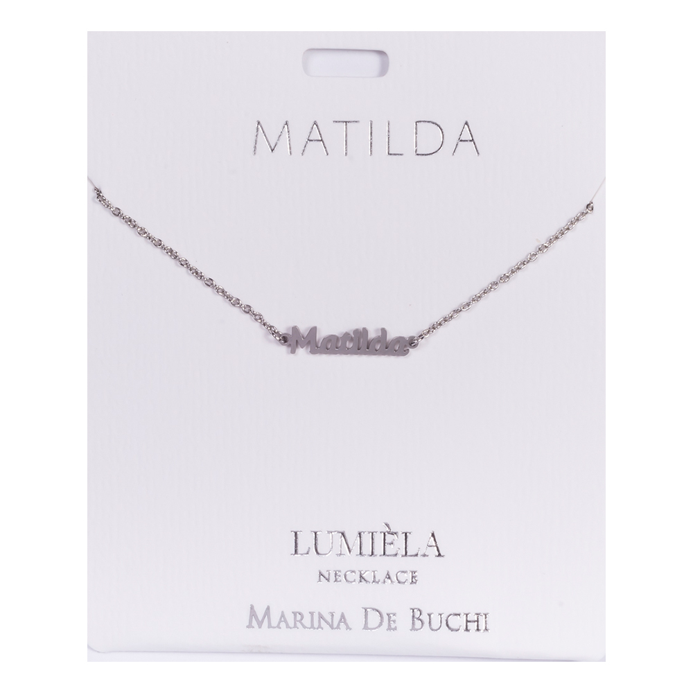 Namnhalsband Silver - Matilda