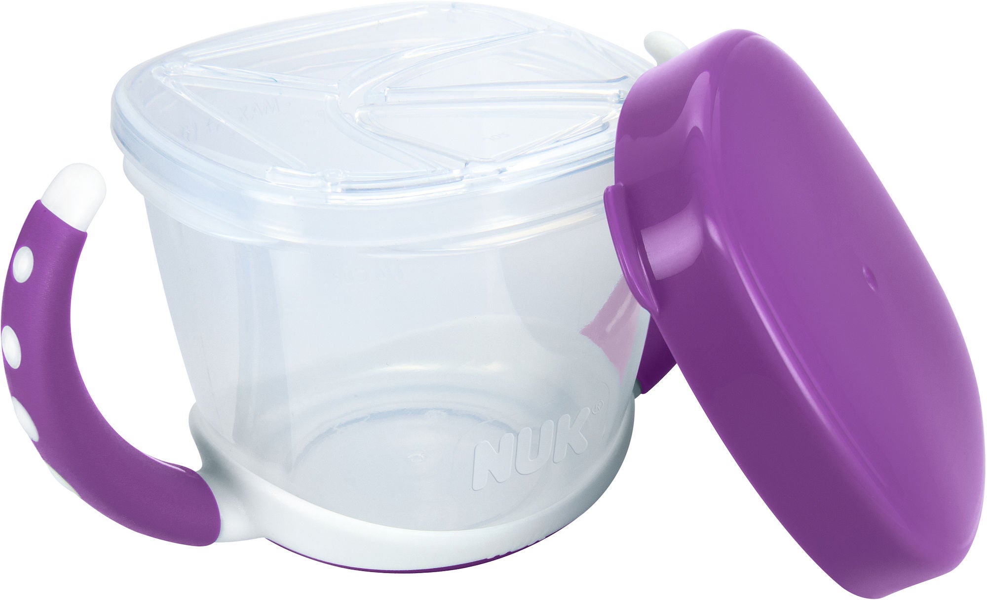 NUK Easy Learning Snack Box Matlåda, Violet