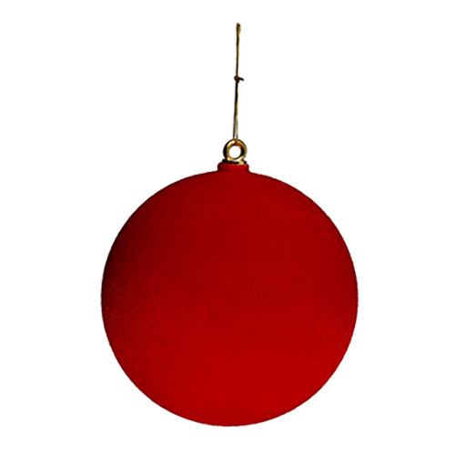 Gigantisk Julgranskula - Flockad 20 cm