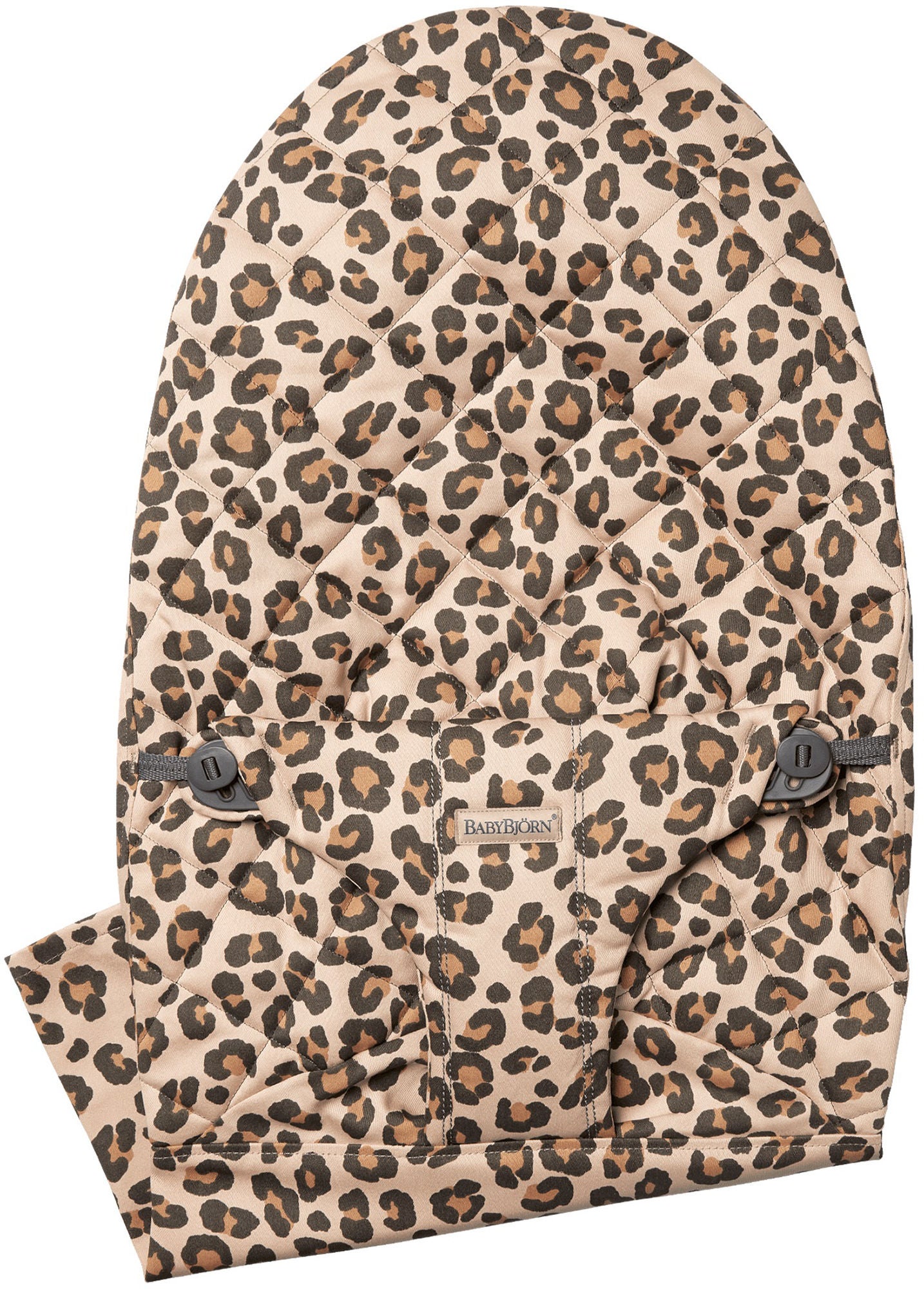 BabyBjörn Bliss Cotton Tygsits till Babysitter, Leopard Beige