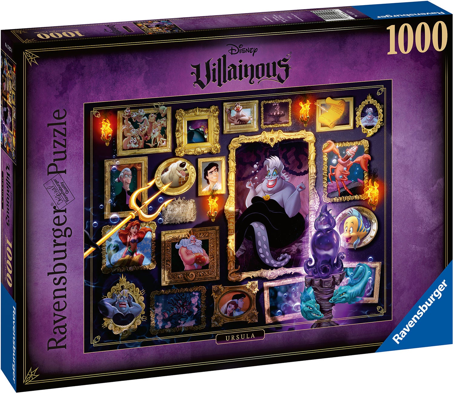 Ravensburger Pussel Disney Ursula 1000 Bitar