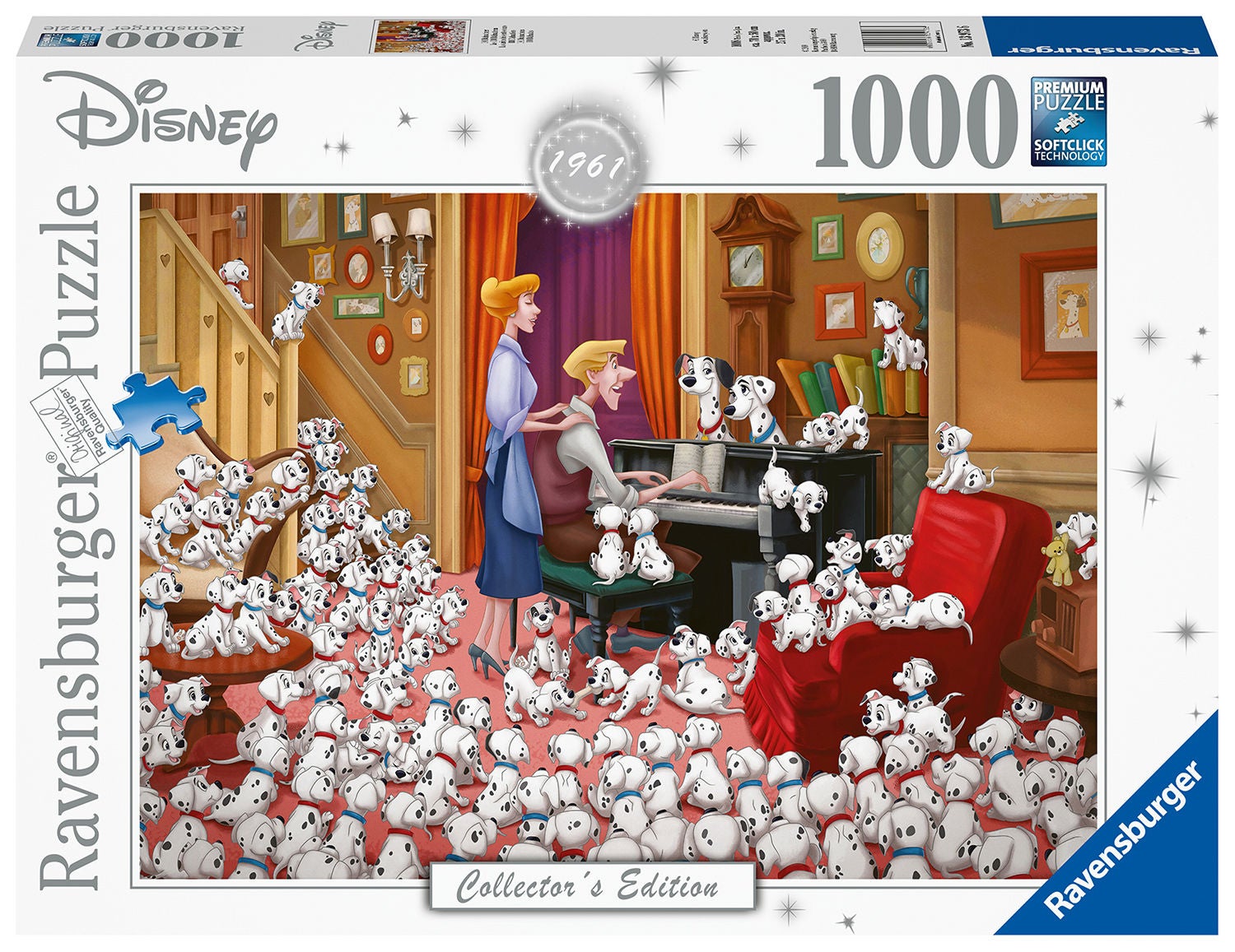 Ravensburger Pussel 101 Dalmatiner 1000 Bitar