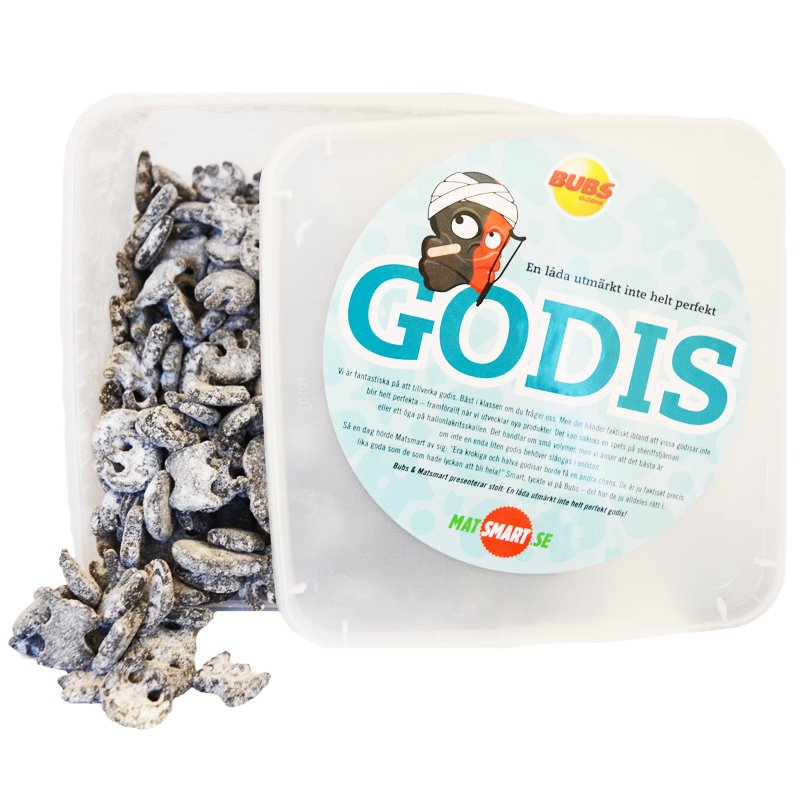 Hel Låda Godis "Saltskallar" 1,5kg - 51% rabatt
