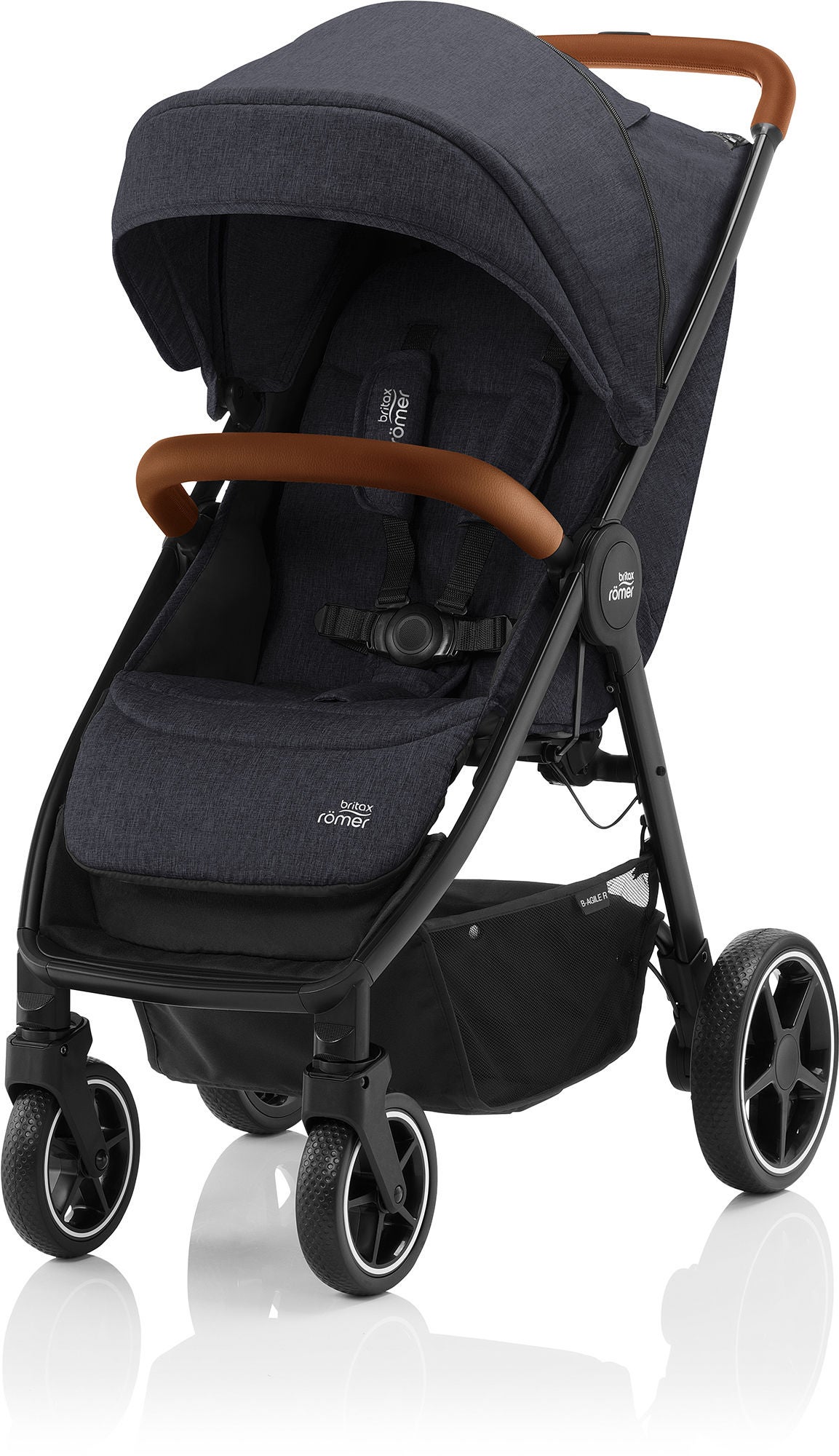Britax Römer B-AGILE R Sittvagn, Black/Brown