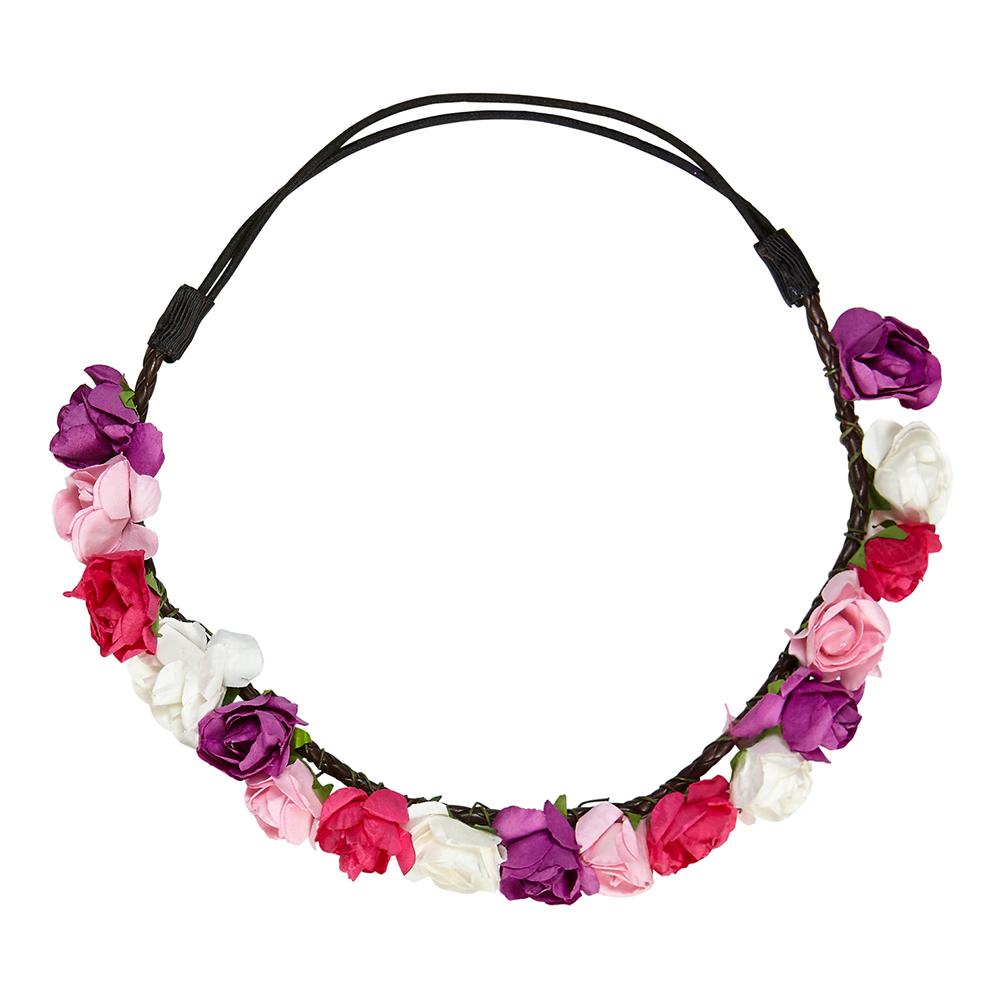 Hårband med Blommor Love - One size