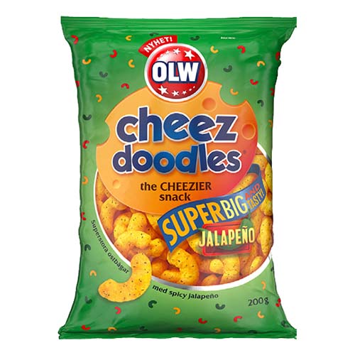 OLW Super Cheez Jalapeno - 200 gram