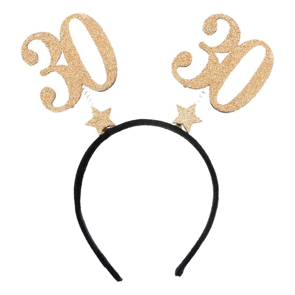 Diadem med Siffra Guld - Siffra 30
