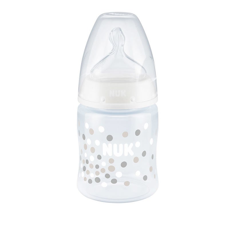 NUK First Choice+ 150 ml Nappflaska, Vit