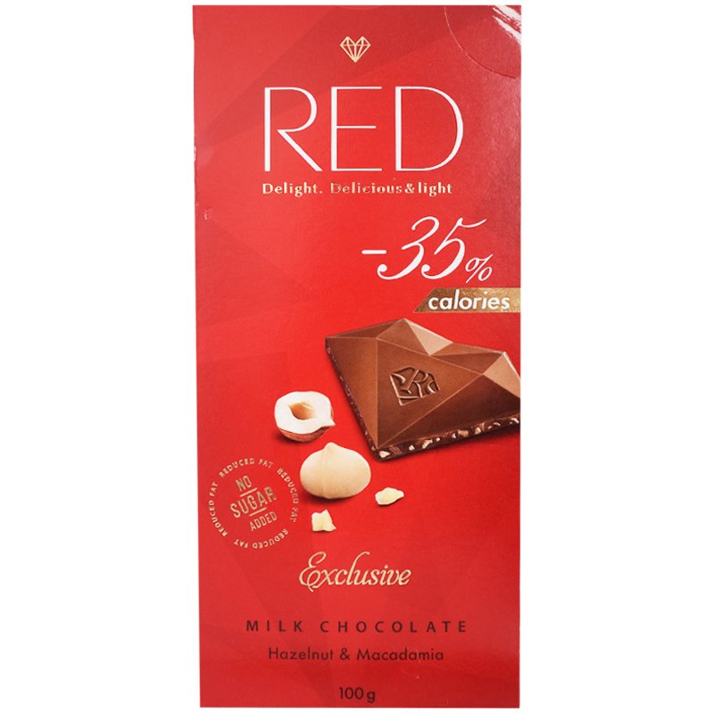 Mjölkchoklad "Hazelnut & Macadamia" 100g - 60% rabatt