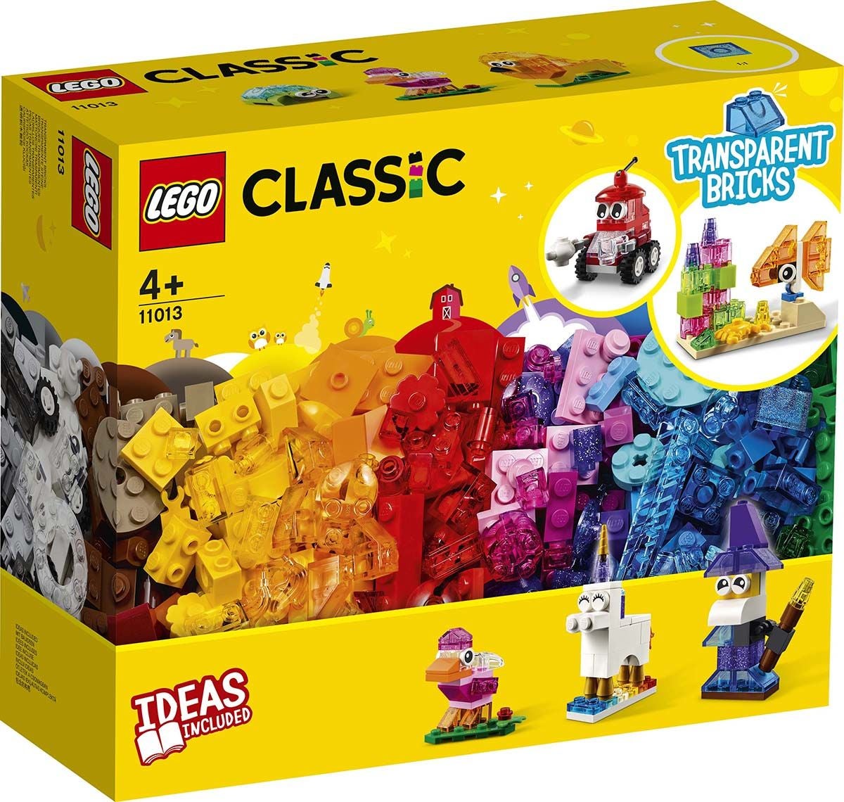LEGO Classic 11013 Kreativa transparenta klossar