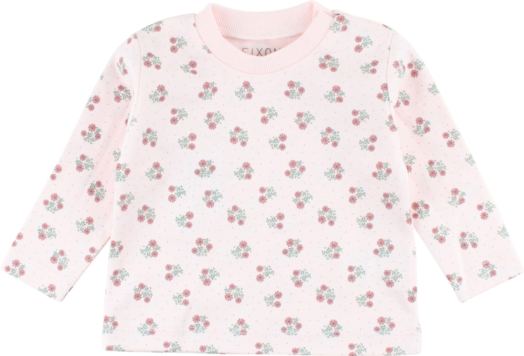 Fixoni Långärmad T-Shirt, Soft Rose 74