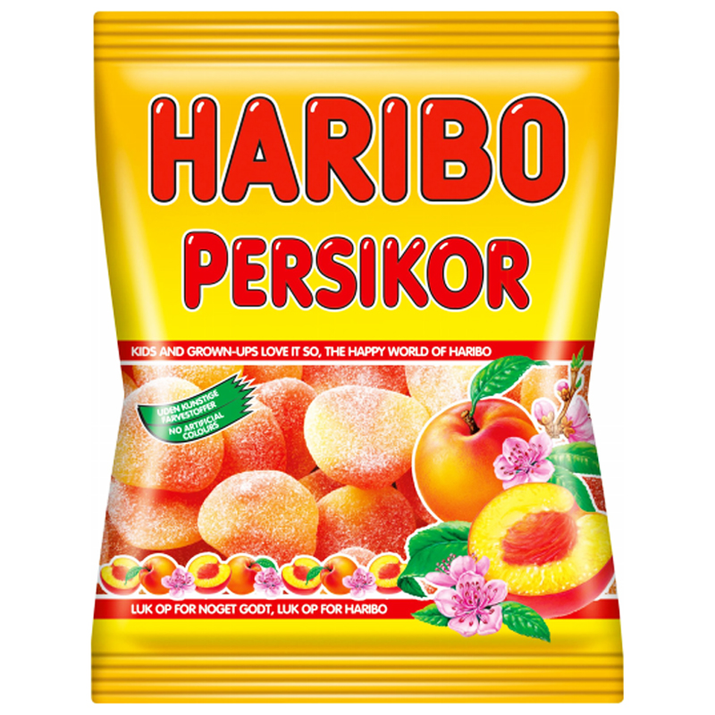 Godis "Persikor" 80g - 44% rabatt