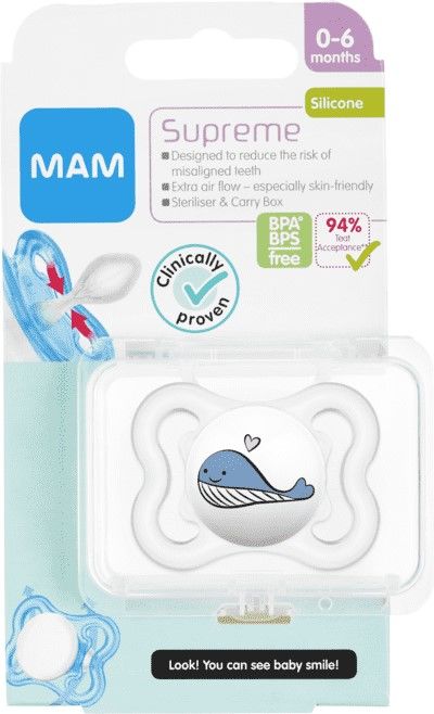 MAM Supreme Napp 0-6m, Blå