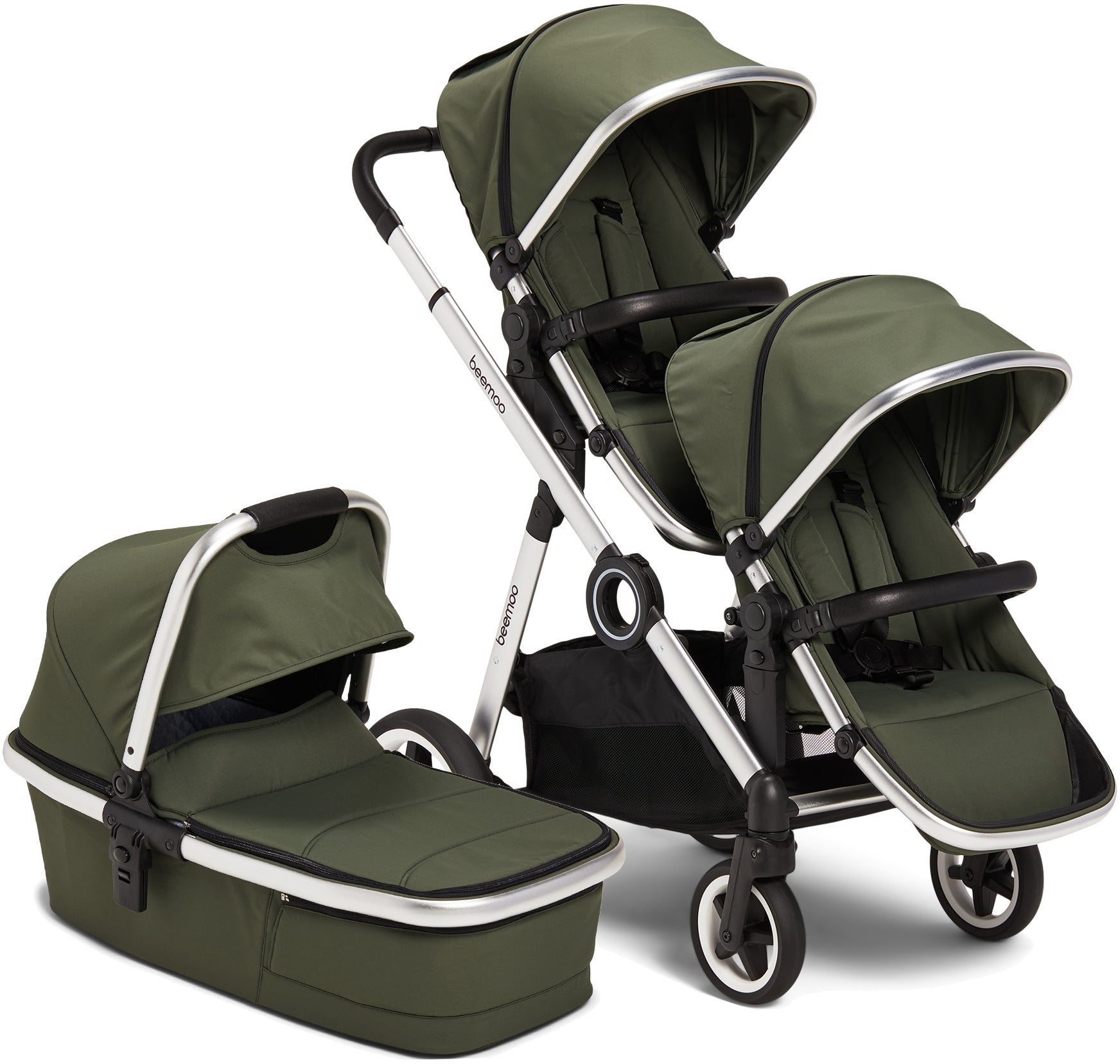 Beemoo Pro Multi Syskonvagn, Cilantro Green