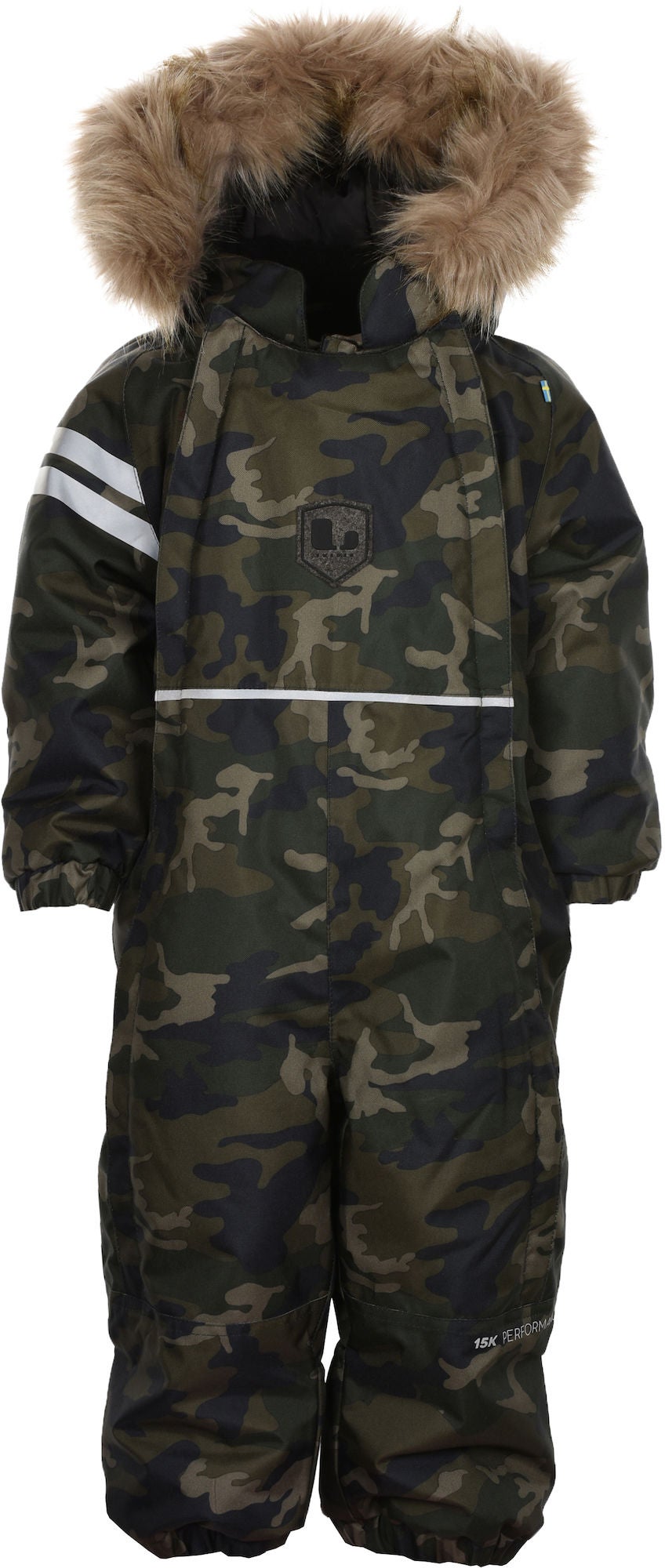 Lindberg Camo Babyoverall, Green 62